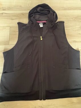 HeartSoul Black Nursing Scrub Vest 3XL Like New